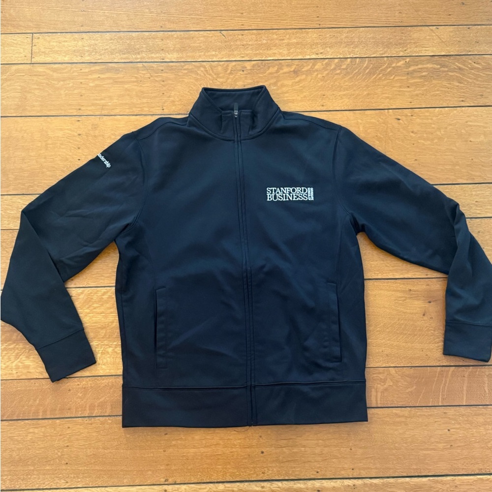 Stanford Graduate School of Business Black Full-Zip Jacket